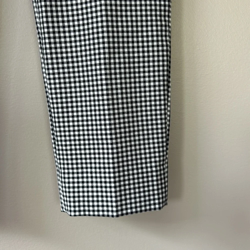 J.‎ Crew Cameron Gingham Pant Size 4 Black White Checks
